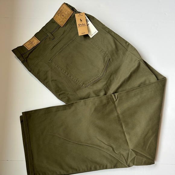 Polo Ralph Lauren Other - Polo Ralph Lauren Mens Classic Fit Stretch Pants Olive Green 50x32 NWT 50B 50G